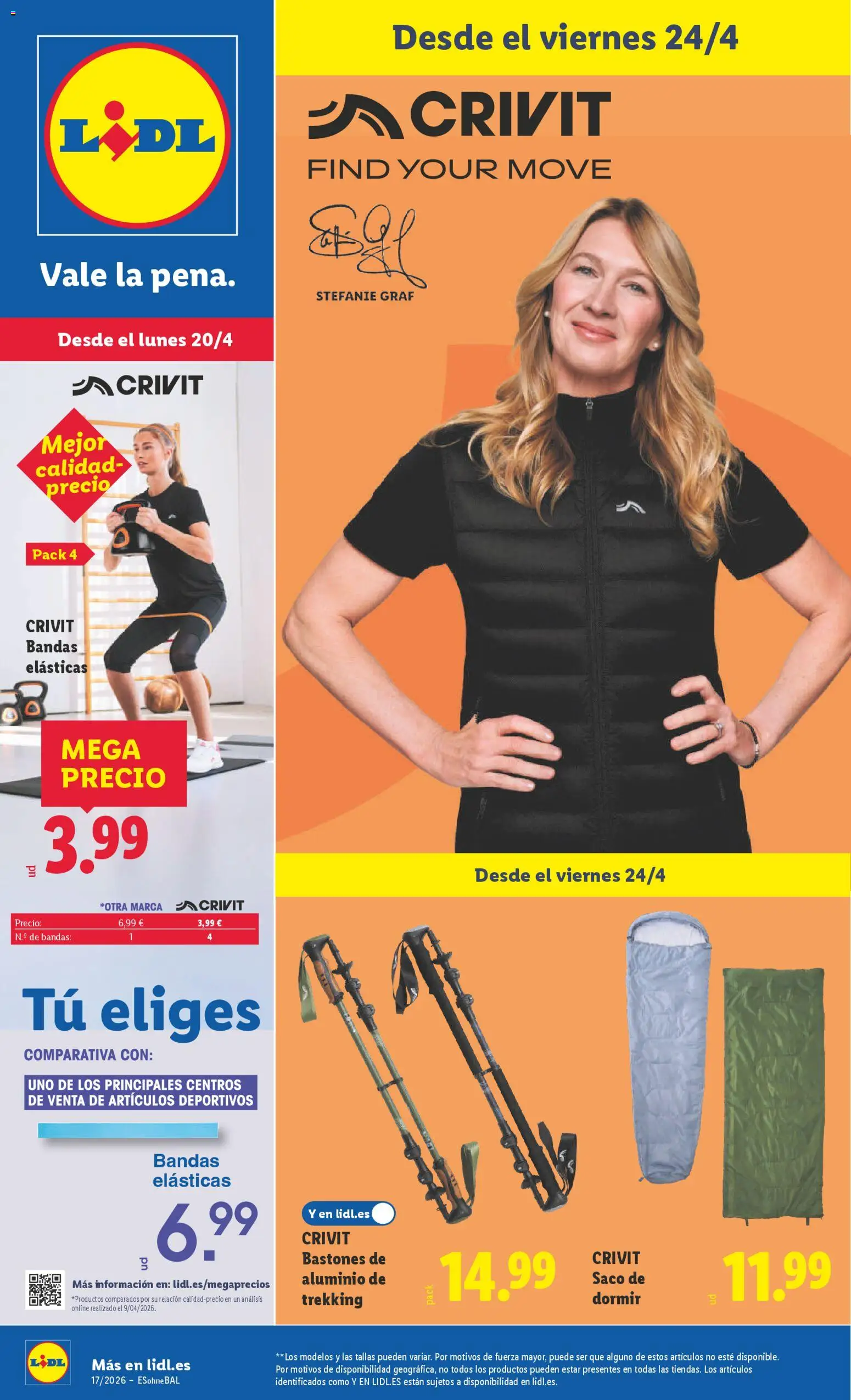 Vista previa del folleto de la tienda Lidl válido desde el 20/04/2026 - Saco de dormir