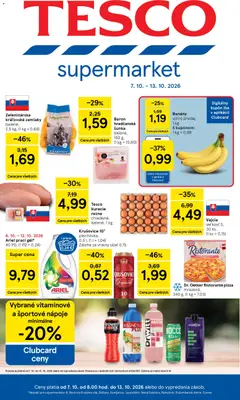 Náhľad Tesco letáku platného od 07.10.2026