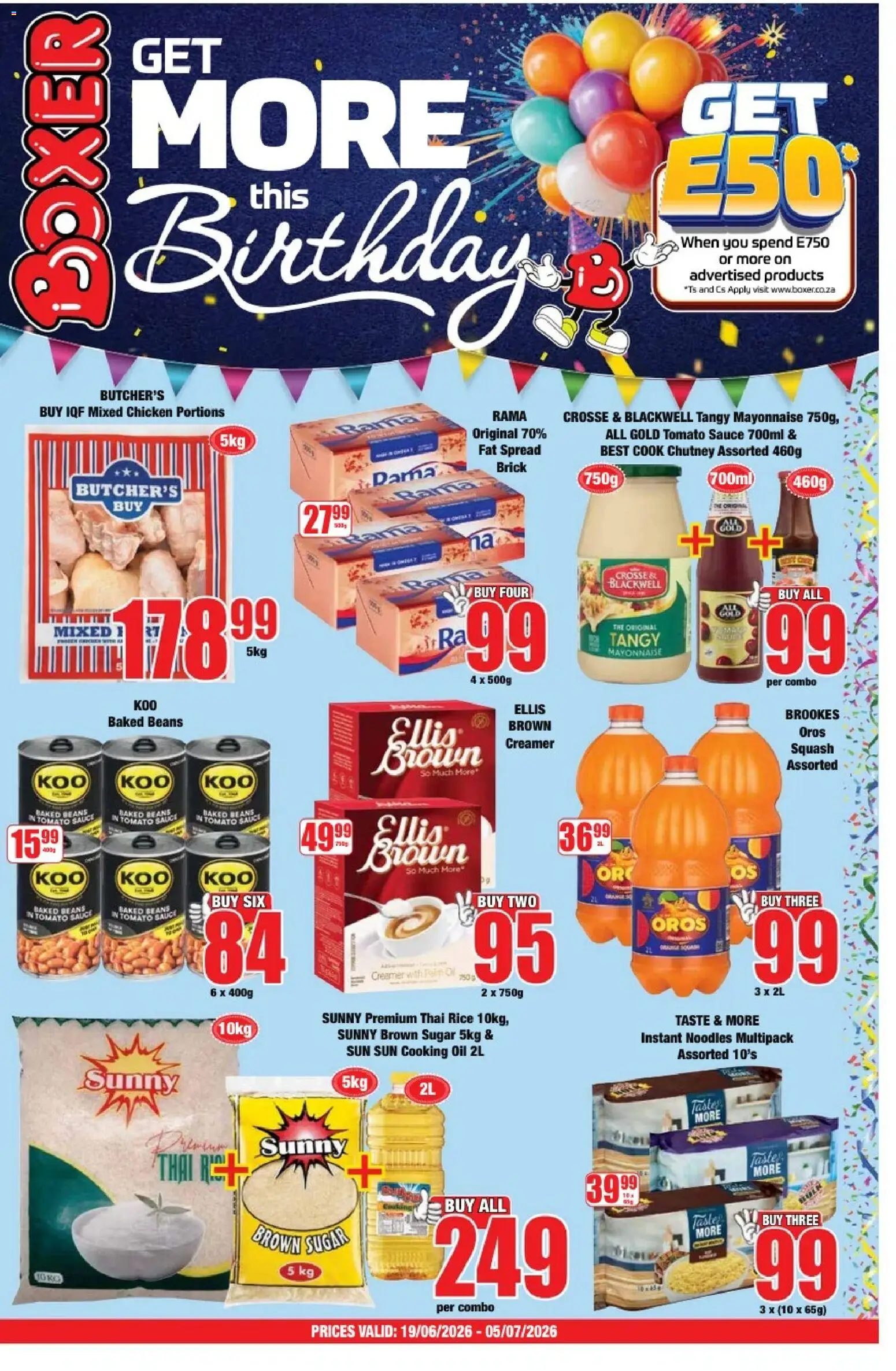Preview of Boxer flyer valid from 19/06/2026