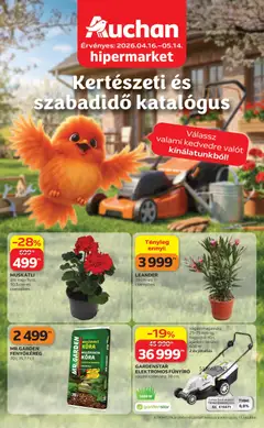 Auchan - Auchan Kertészet és Szabadidő megtekintése, amely érvényes 2026.04.16.-től