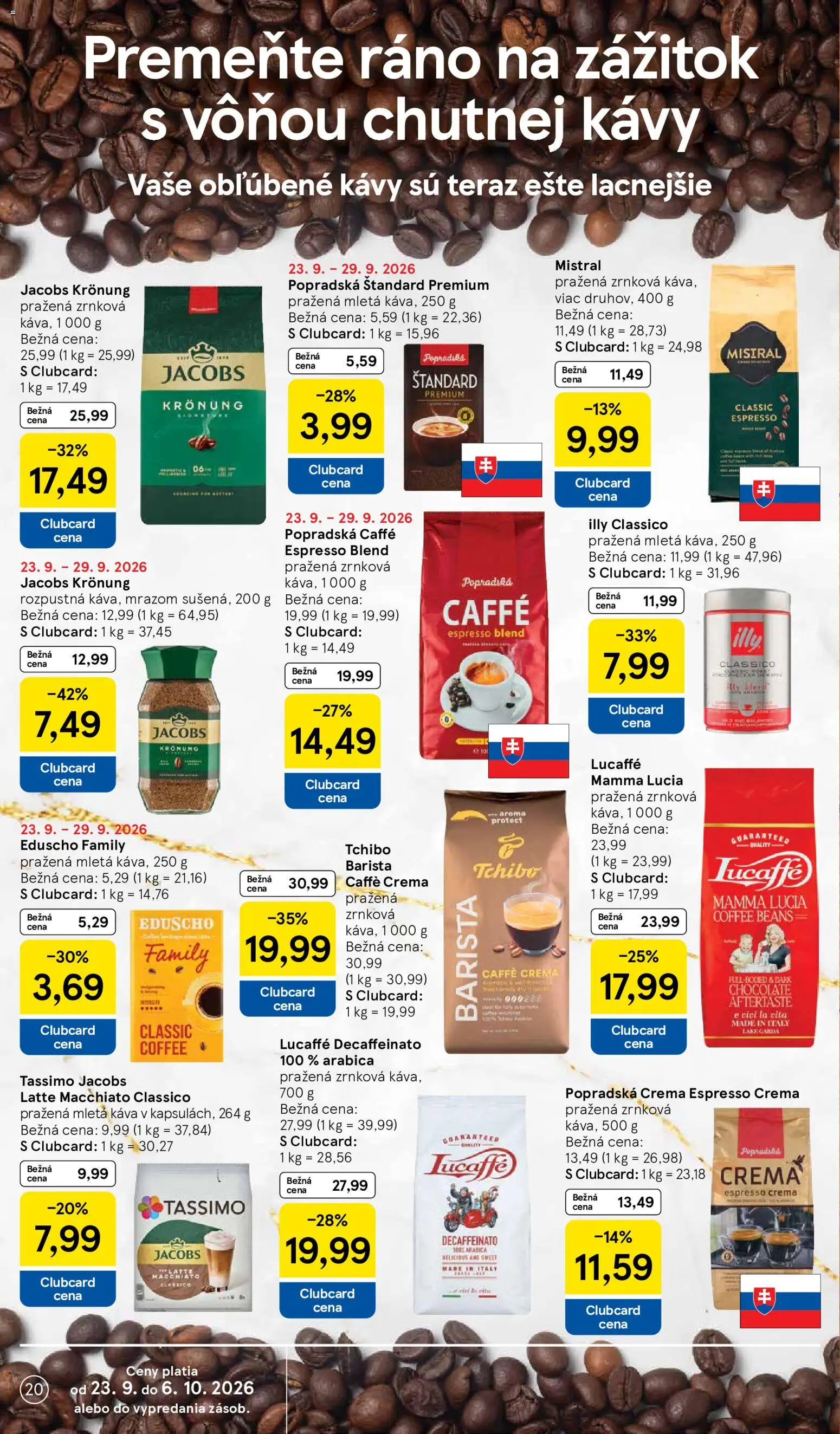 Náhľad Tesco letáku platného od 23.09.2026