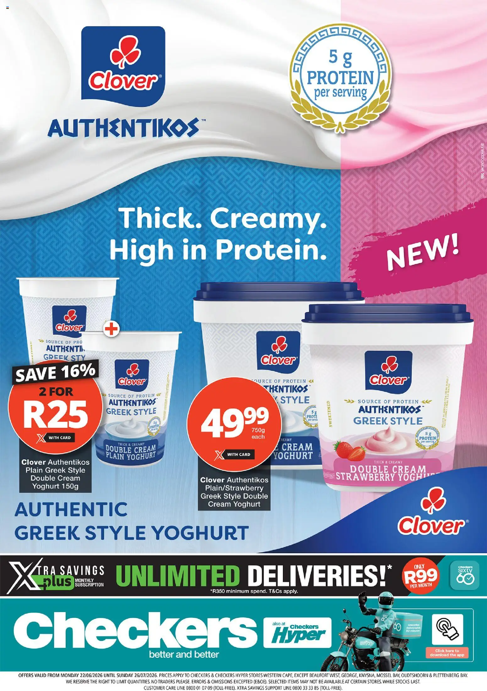 Preview of Checkers flyer valid from 22/06/2026
