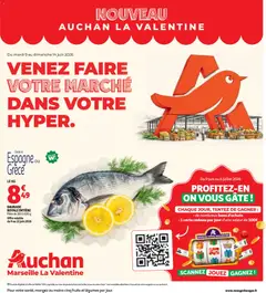 Prévisualisation de Auchan Nouveau auchan la valentine du magasin Auchan formulaire valide 09/06/2026