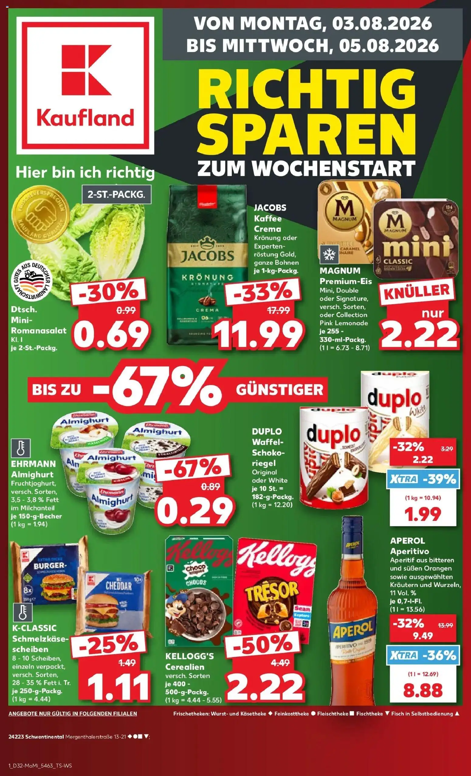 Vorschau von dem Prospekt des Geschäftes Kaufland, gültig ab dem 03.08.2026