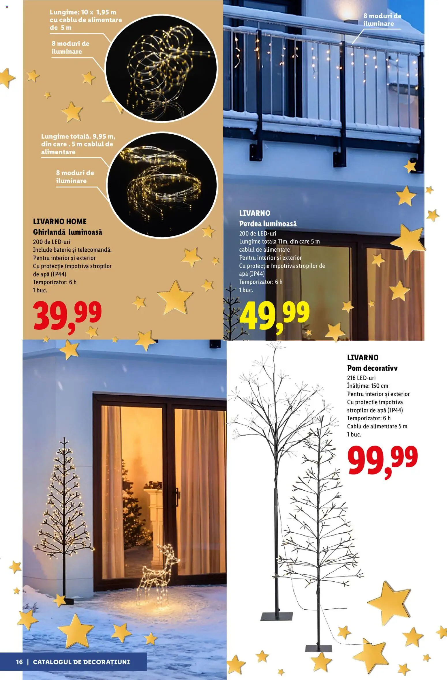 Previzualizarea de cataloage: Lidl Lidl Catalog Decorațiuni valabil de la 05.11.2026 - Apă, Baterie, Perdea, Cablu