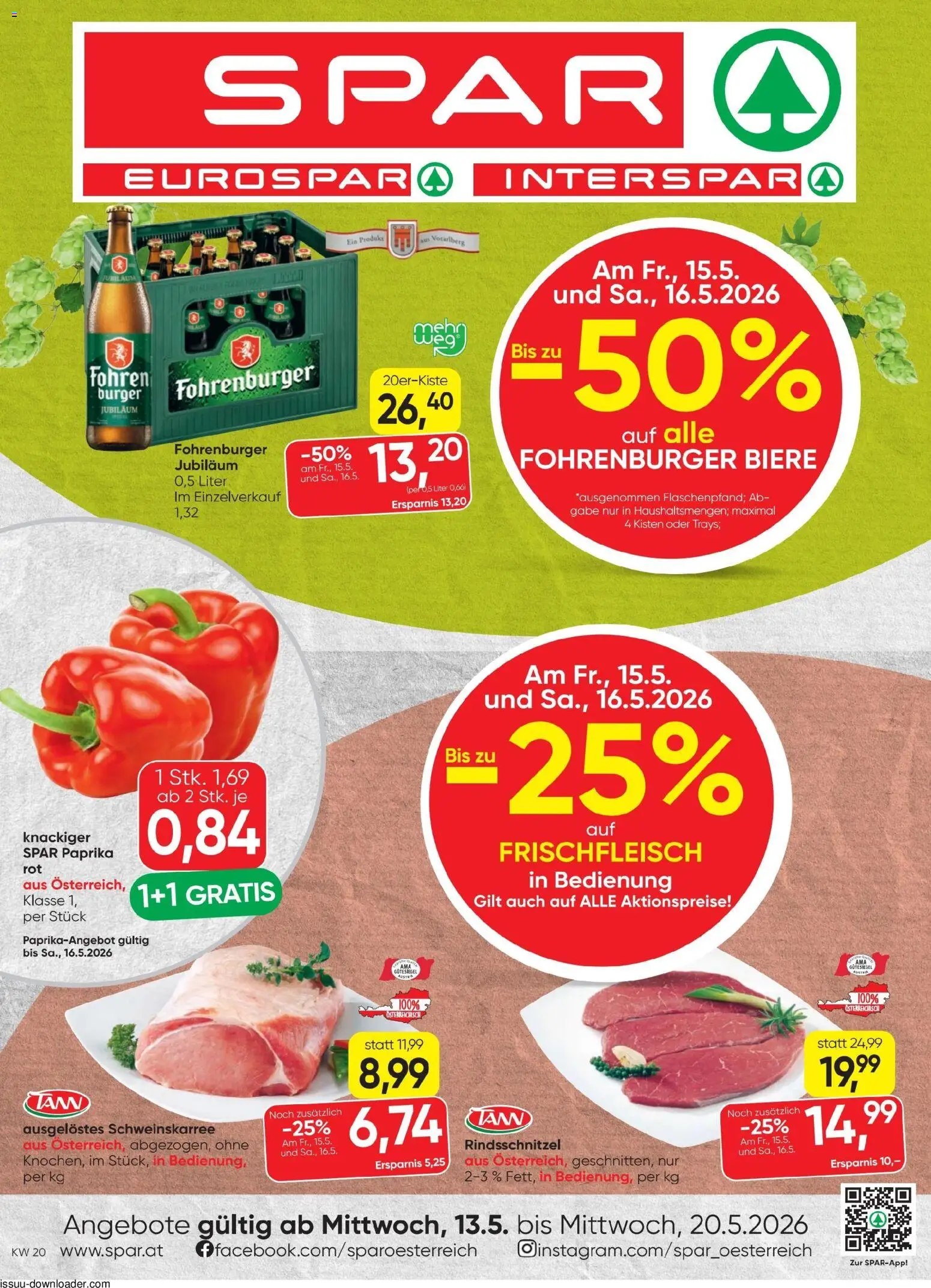Vorschau der Angebote: Spar Spar - Flugblatt gültig ab 13.05.2026