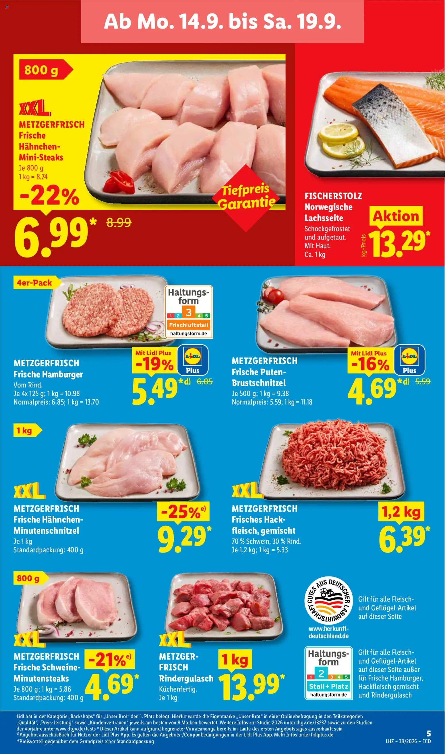 Vorschau von dem Prospekt des Geschäftes Lidl, gültig ab dem 14.09.2026 - Box