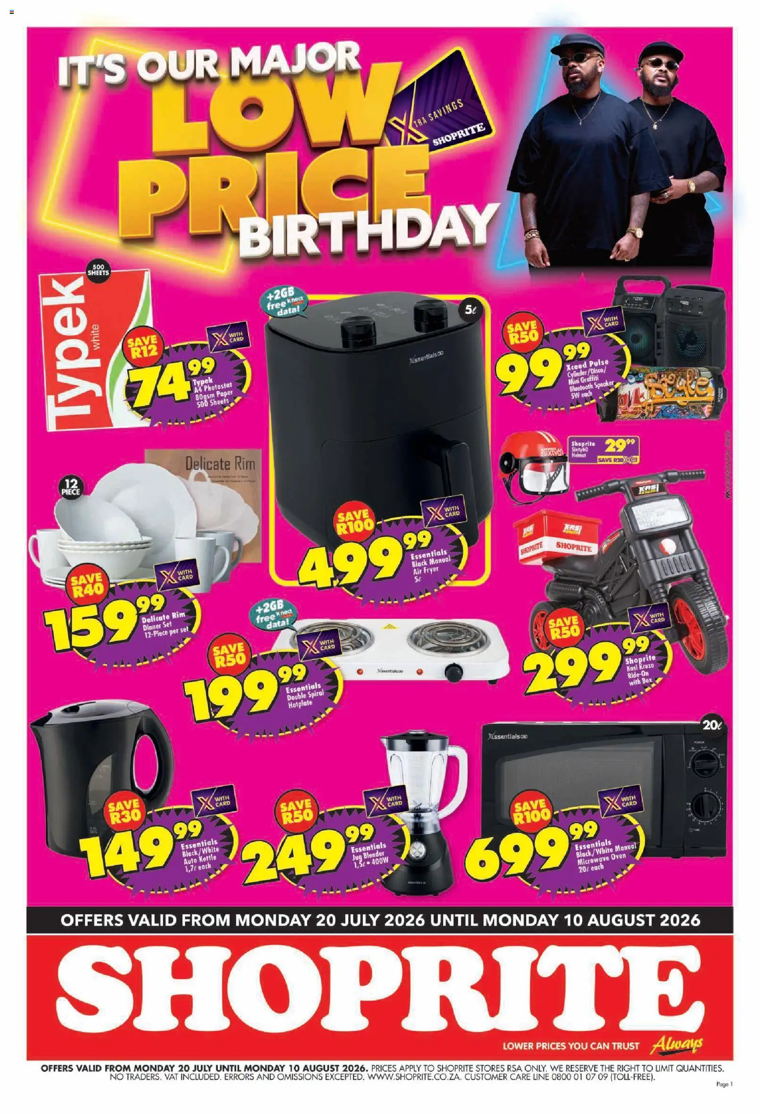 Preview of Shoprite flyer valid from 20/07/2026