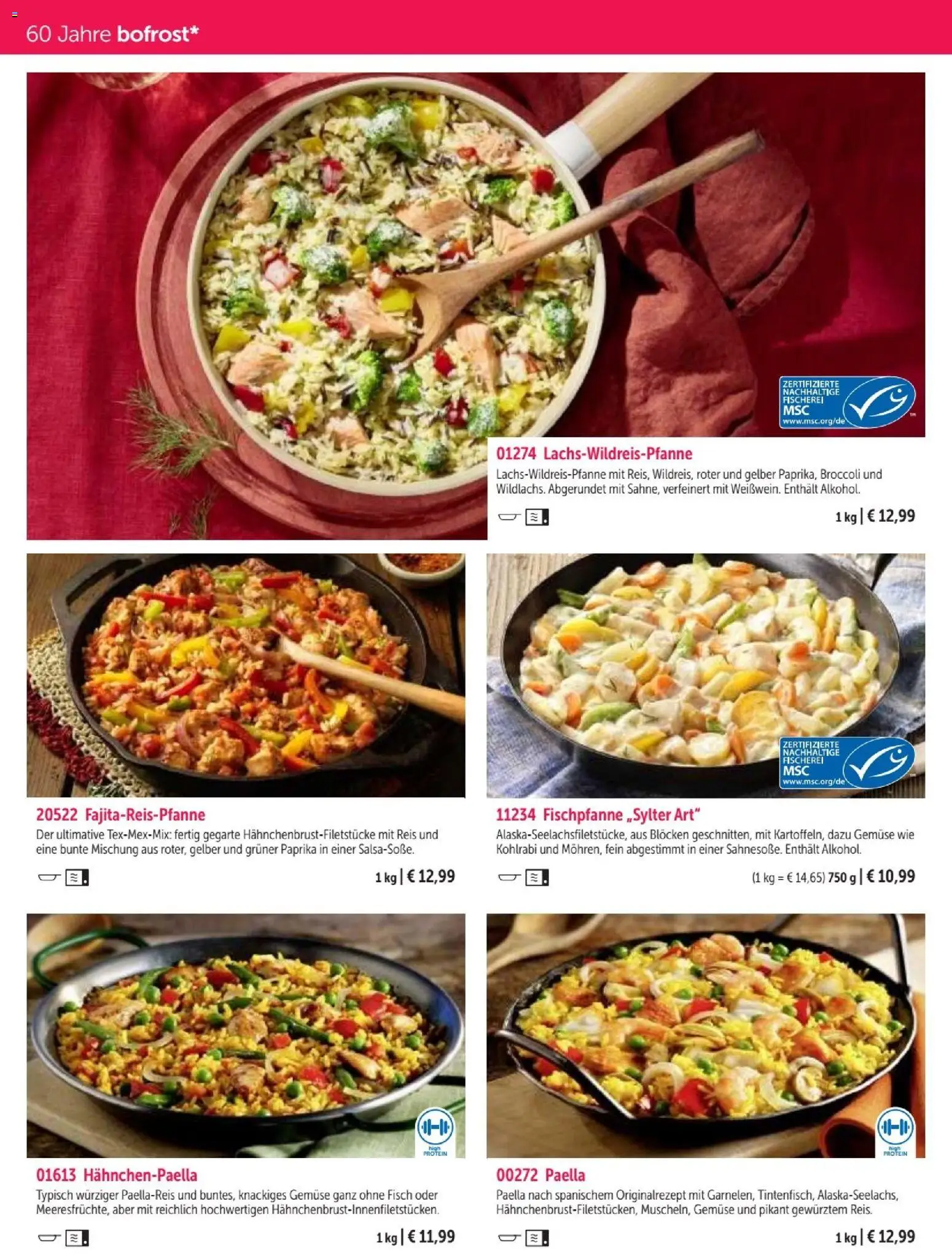 Vorschau von dem Prospekt des Geschäftes Bofrost, gültig ab dem 07.09.2026 - Fisch, Kohlrabi, Gemüse, Paprika, Reis