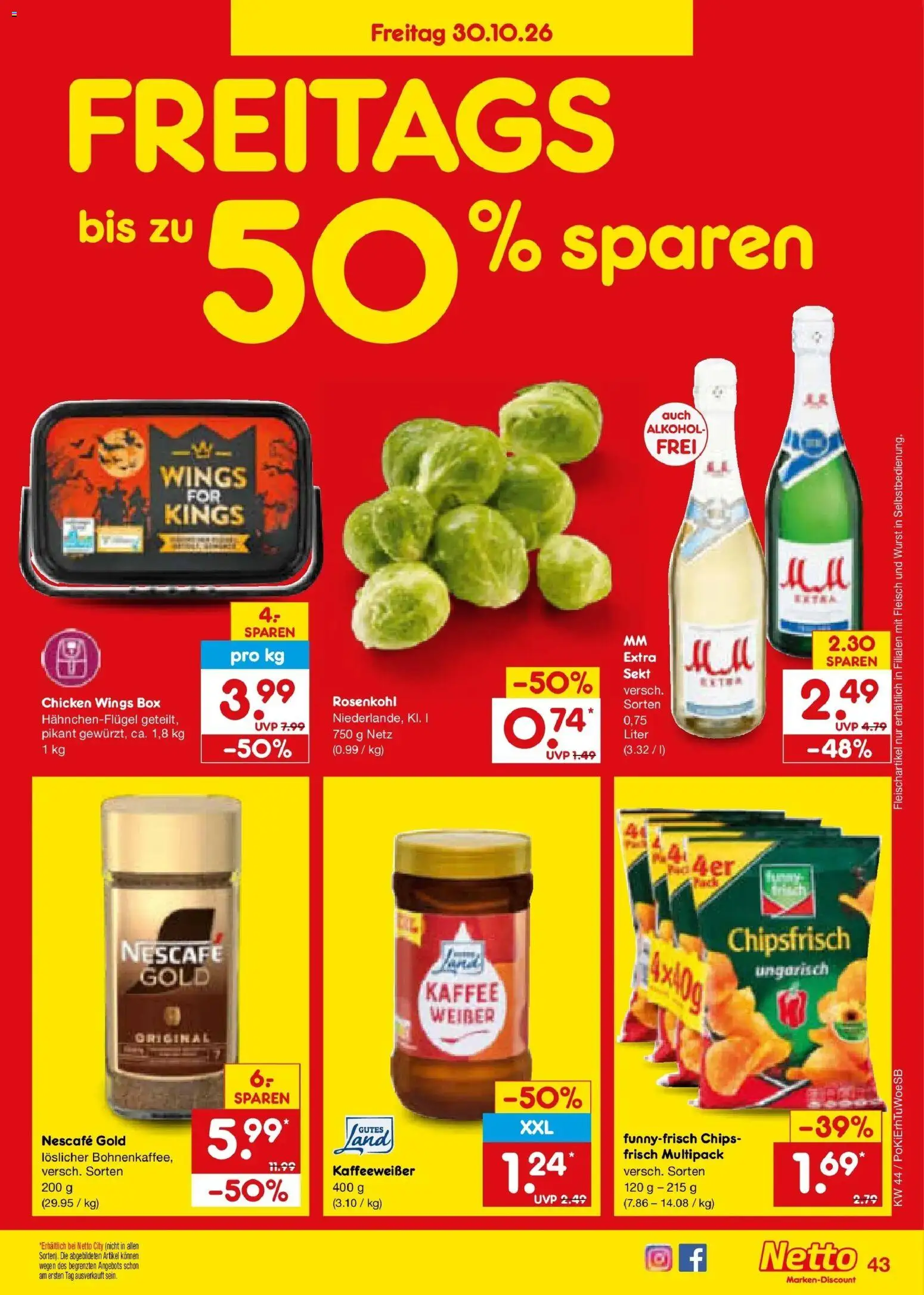 Vorschau von dem Prospekt des Geschäftes Netto Marken-Discount, gültig ab dem 26.10.2026