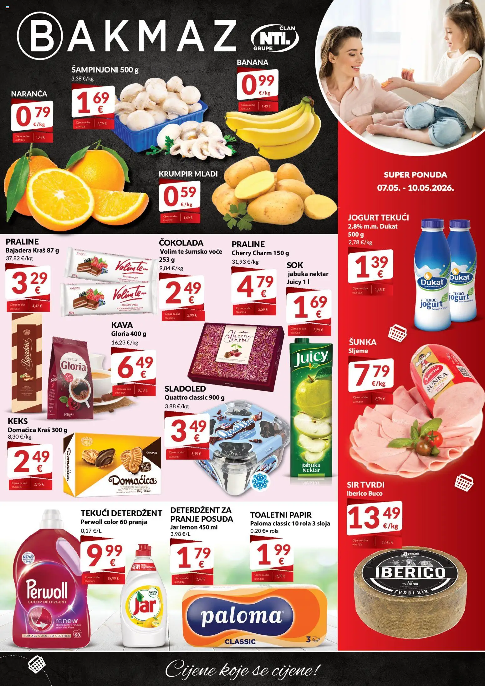 Pregled letka Bakmaz Super Ponuda trgovine Bakmaz vrijedi od 07.05.2026