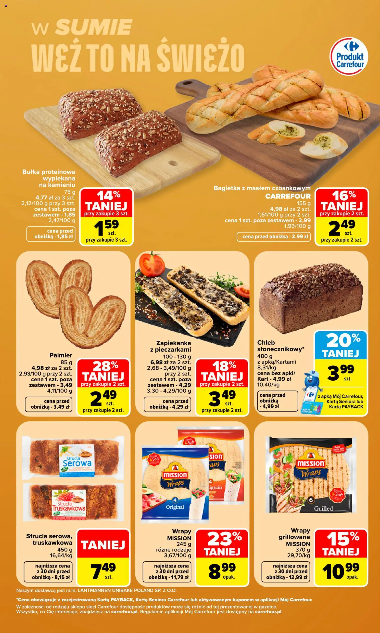 Pogląd gazetki "Carrefour gazetka - Weź to na świeżo" ze sklepu Carrefour ważnej od 07.09.2026