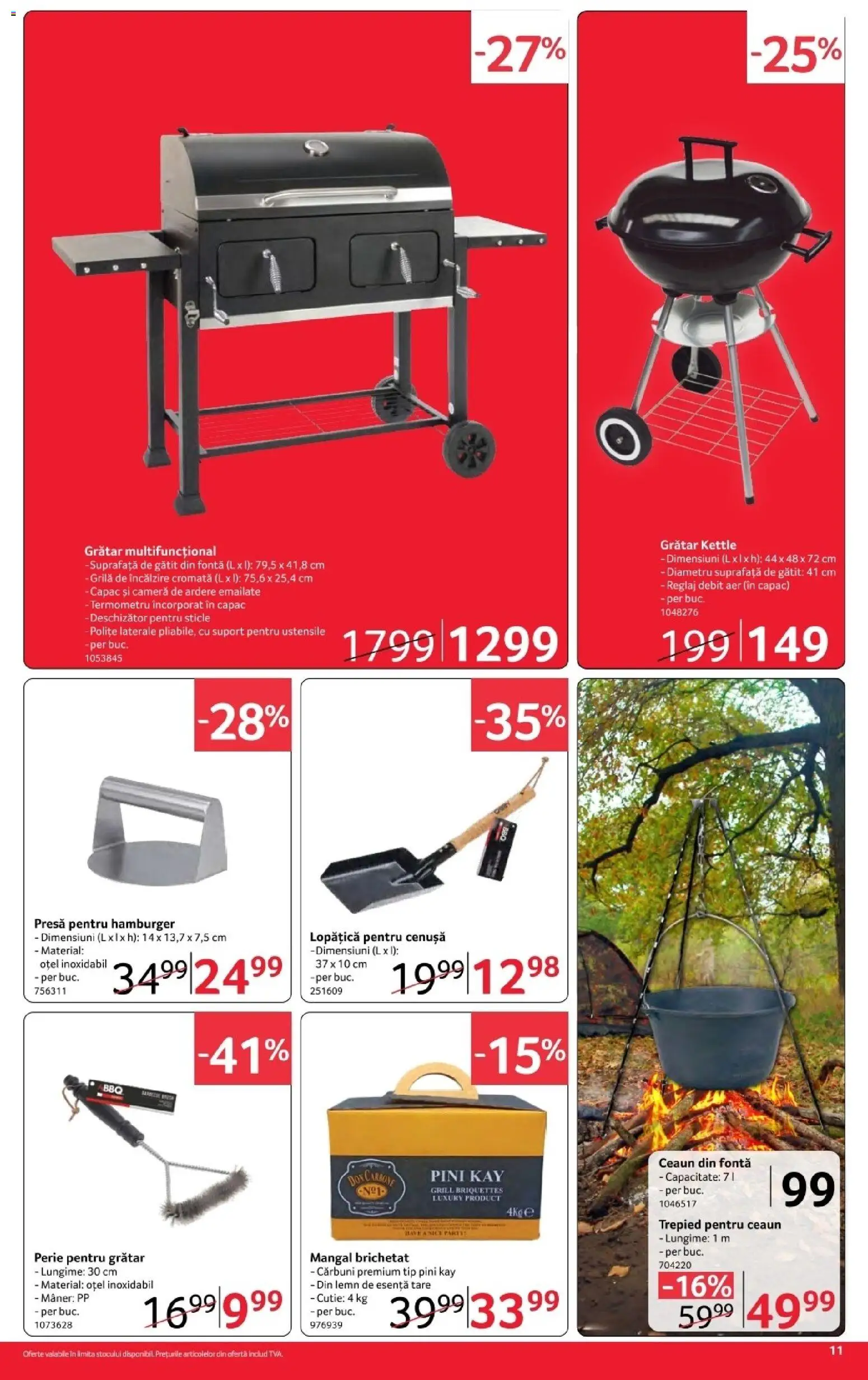 Previzualizarea de cataloage: Selgros Selgros Black Friday valabil de la 30.10.2026 - Grătar, Grill, Tip, Premium, Suport, Presă, Mâner, Perie pentru gratar