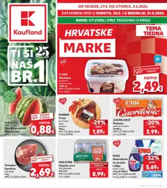 Pregled letka Kaufland Aktualni Katalog trgovine Kaufland vrijedi od 26.05.2026
