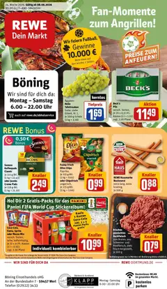 Vorschau von dem Prospekt des Geschäftes Rewe, gültig ab dem 08.06.2026