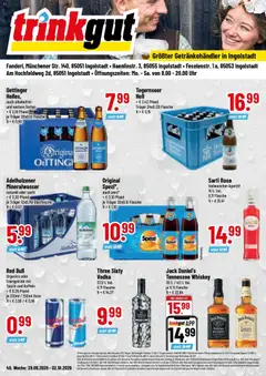 Vorschau von dem Prospekt des Geschäftes Trinkgut, gültig ab dem 28.09.2026