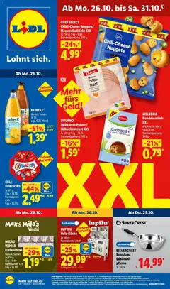 Vorschau von dem Prospekt des Geschäftes Lidl, gültig ab dem 26.10.2026