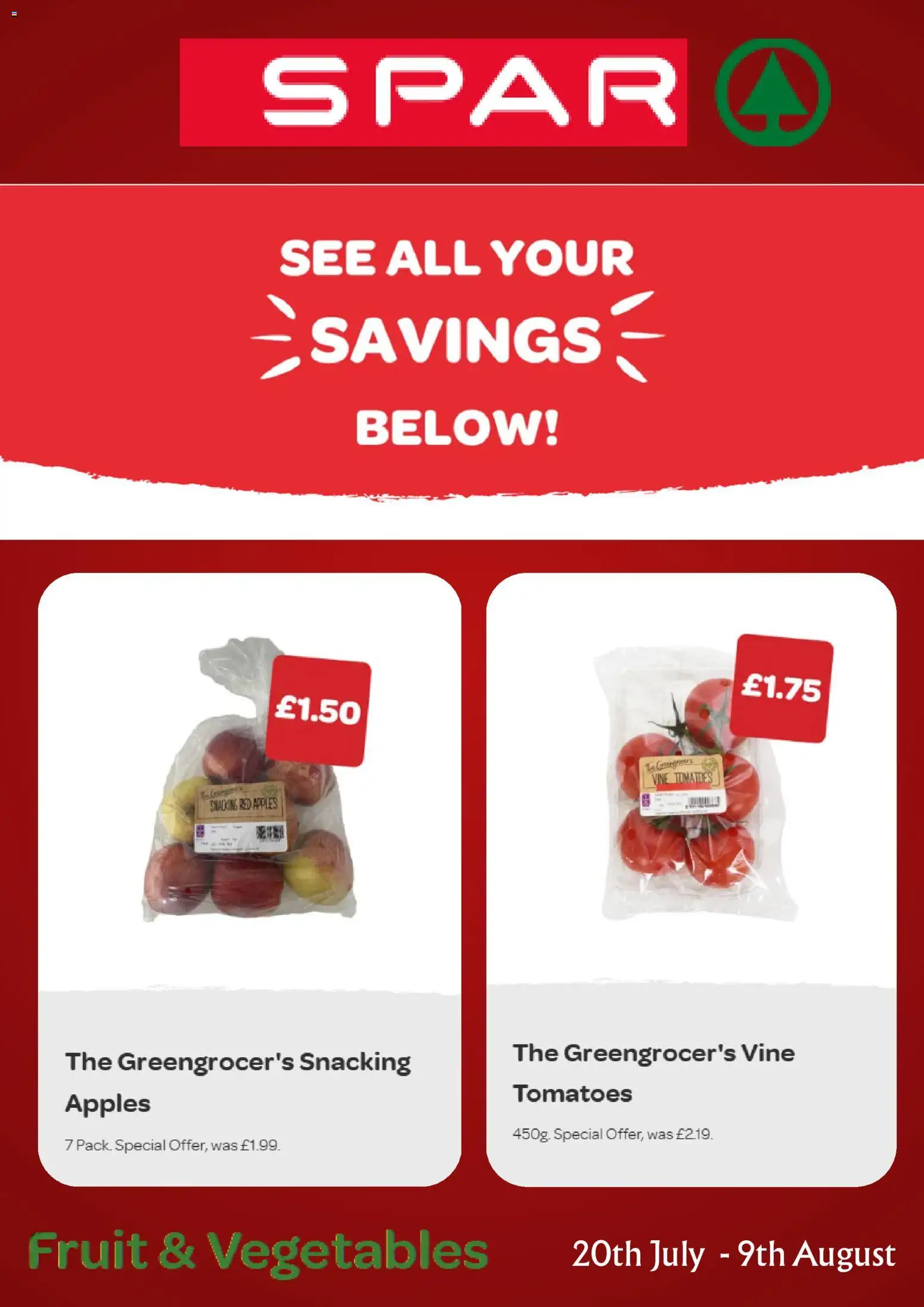Preview of Spar Spar - Offers valid from 20/07/2026