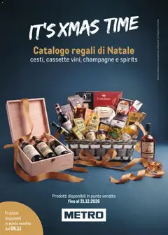 Anteprima dell'opuscolo Metro volantino Regalistica Natale dal negozio Metro valido da 19/10/2026