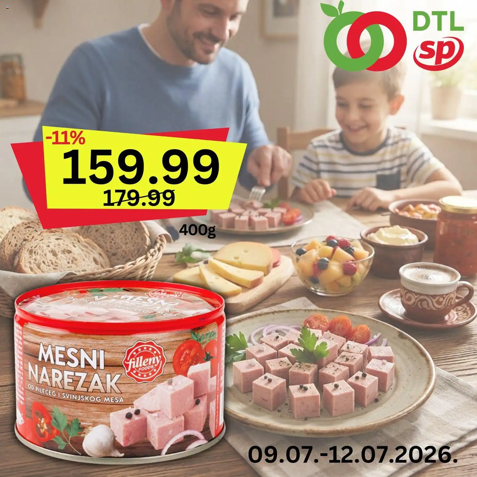 Pregled Senta Promet kataloga - važi od 09.07.2026 - Mesni narezak, Narezak