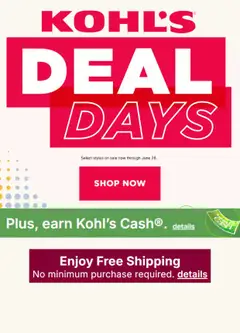 Preview of Kohl's weekly ads valid from 06/23/2026