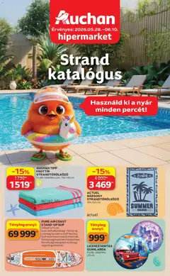 Auchan - Auchan Strand Katalógus megtekintése, amely érvényes 2026.05.28.-től