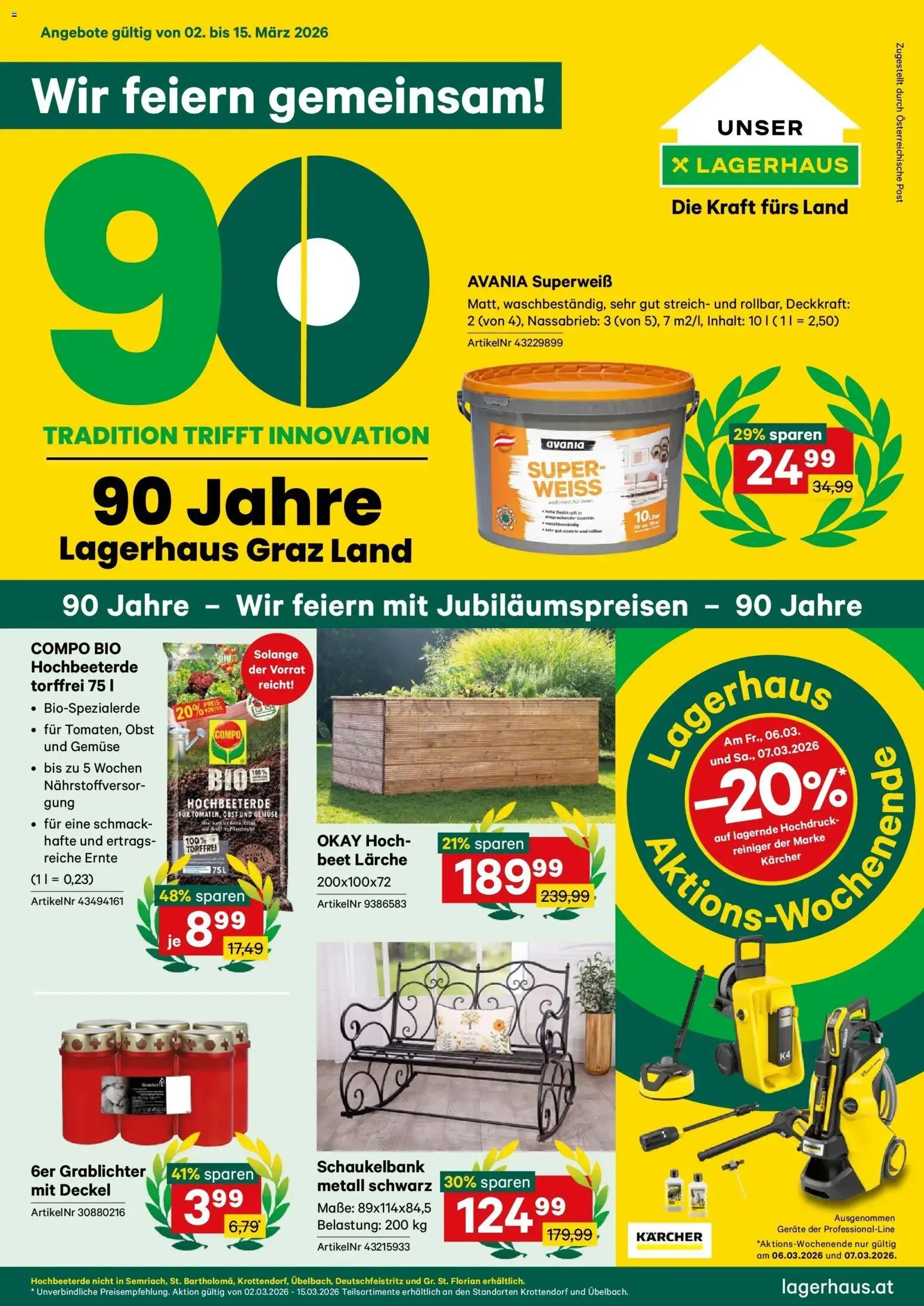 Vorschau der Angebote: Lagerhaus Lagerhaus Wochen Angebote gültig ab 01.03.2026 - Gemüse, Obst