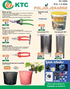 Pregled letka KTC Katalog poljoljekarni trgovine KTC vrijedi od 19.08.2026