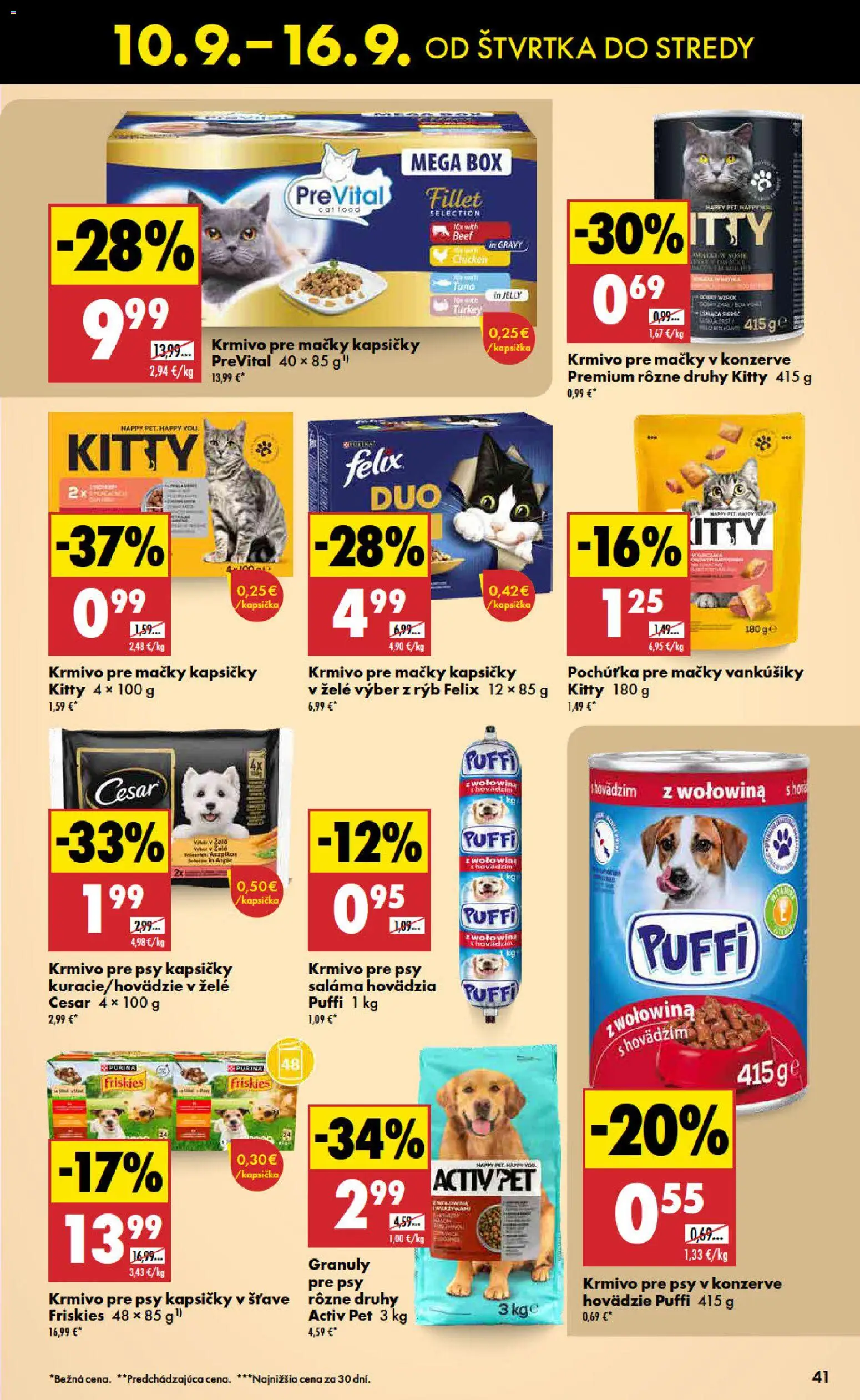 Náhľad Biedronka letáku platného od 10.09.2026 - Felix, Saláma, Friskies, Kapsičky