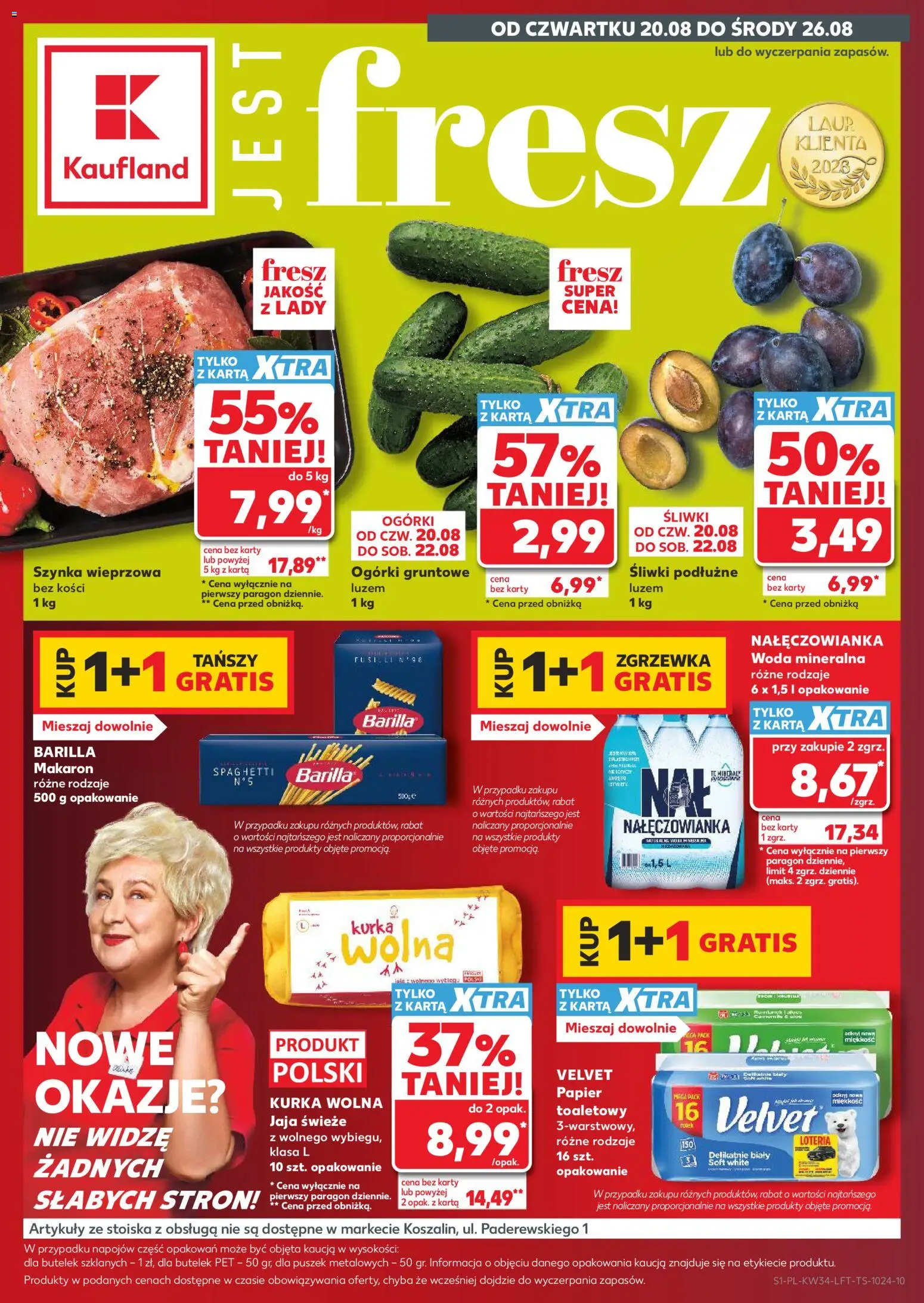 Náhled nabídky: Kaufland Polsko Kaufland Polsko leták - Mocny start platný od 20.08.2026
