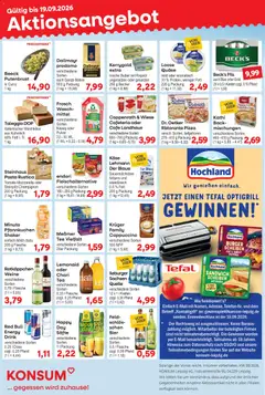 Vorschau von dem Prospekt des Geschäftes KONSUM Leipzig, gültig ab dem 14.09.2026