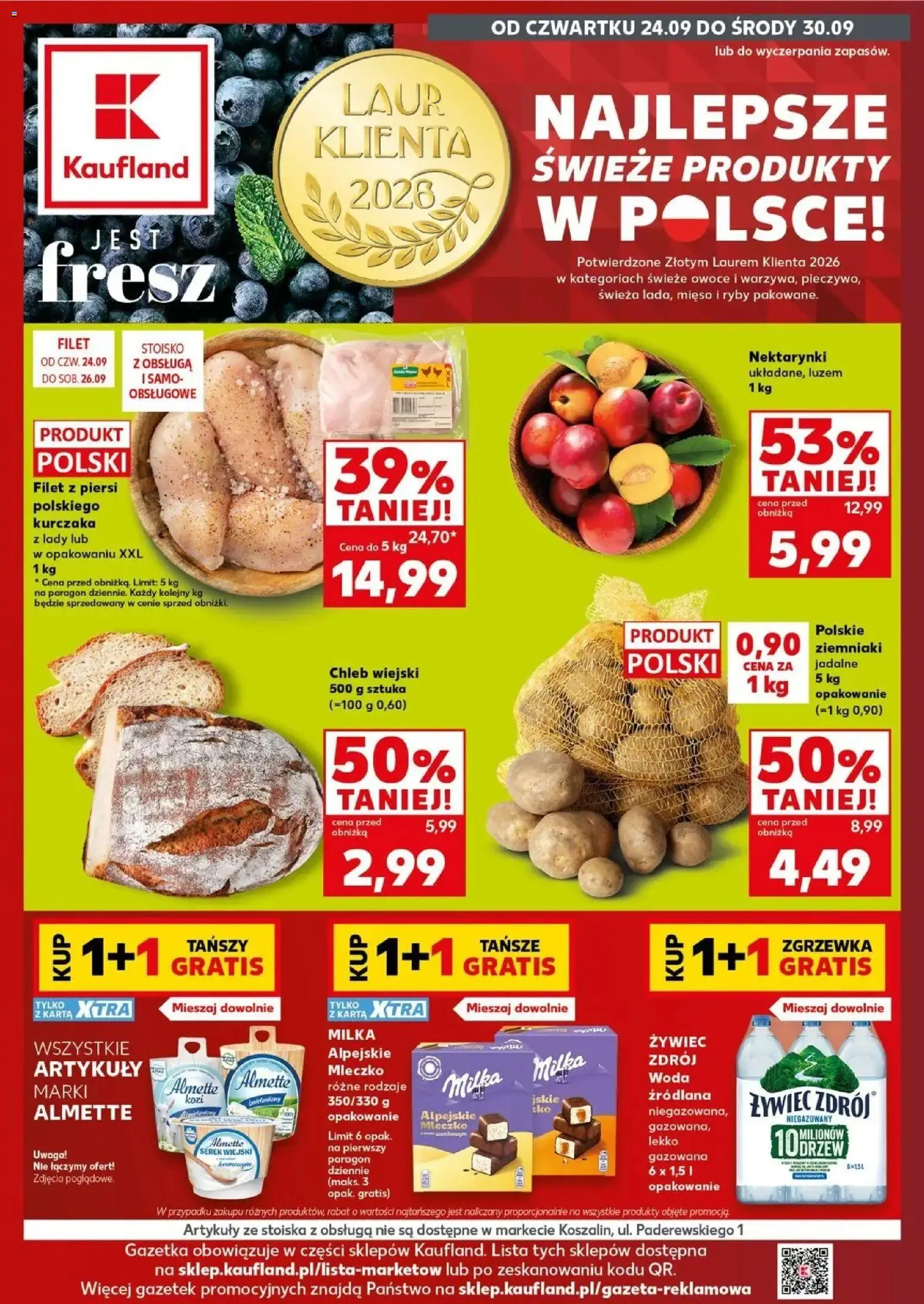 Pogląd gazetki "Kaufland gazetka" ze sklepu Kaufland ważnej od 24.09.2026