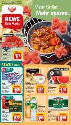 Vorschau von dem Prospekt des Geschäftes Rewe, gültig ab dem 03.08.2026