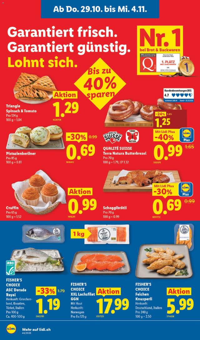 Neue Lidl Aktionen ab 29.10.
