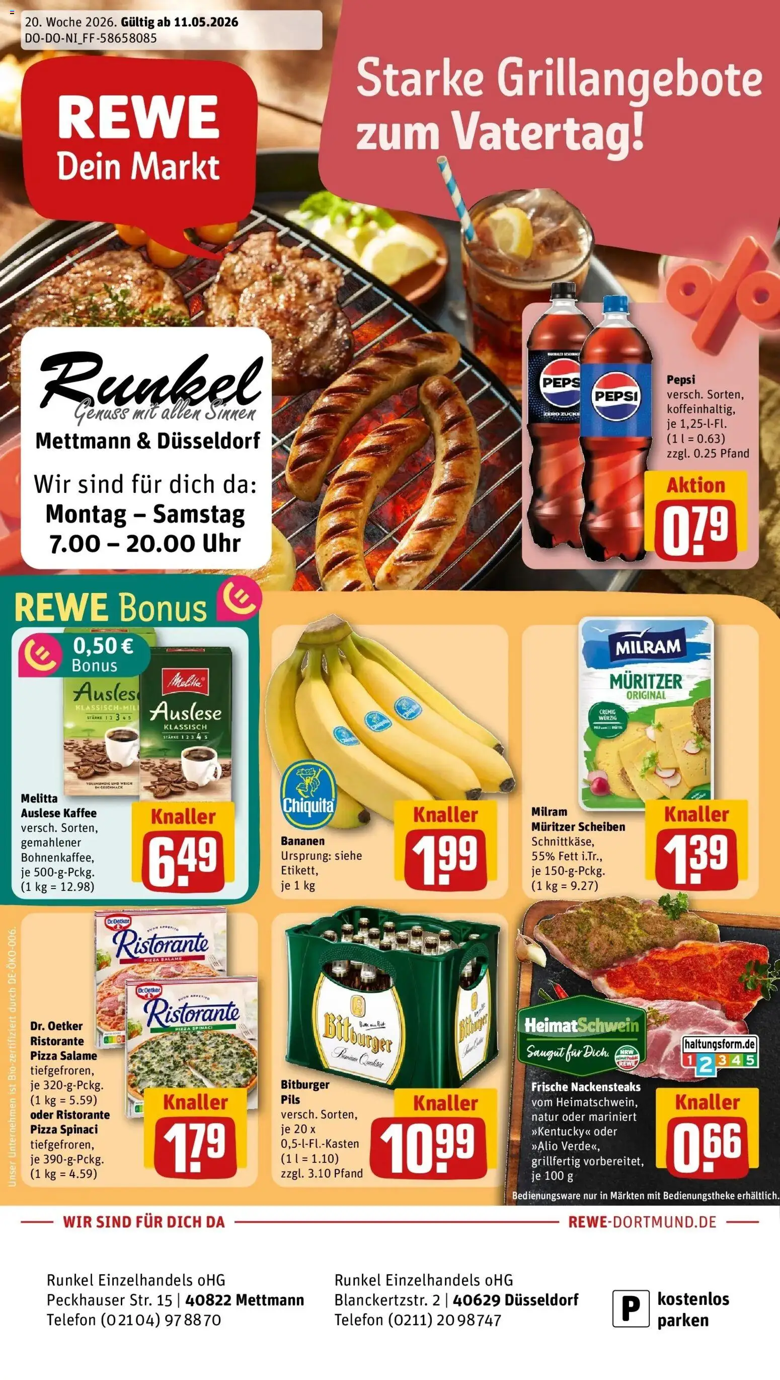 Vorschau von dem Prospekt des Geschäftes Rewe, gültig ab dem 10.05.2026