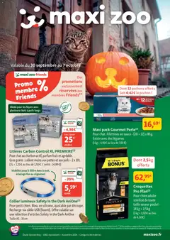 Prévisualisation de Maxi ZOO catalogue du magasin Maxi ZOO formulaire valide 30/09/2026