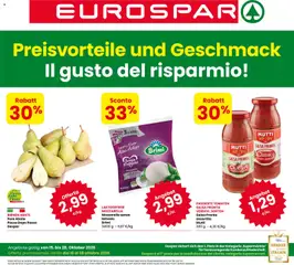 Anteprima dell'opuscolo Eurospar volantino Ora dal negozio Eurospar valido da 15/10/2026