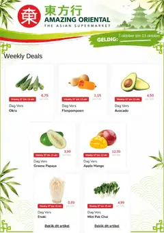 Voorbeeld van Amazing Oriental folder van winkel Amazing Oriental geldig vanaf 07-10-2026