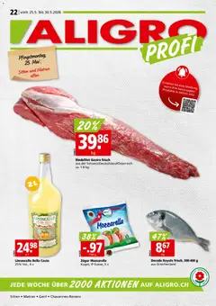 Vorschau des Merkblatts Aligro aktionen Chavannes, Matran, Genf, Sitten vom Shop Aligro gültig von 25.05.2026 bis 30.05.2026