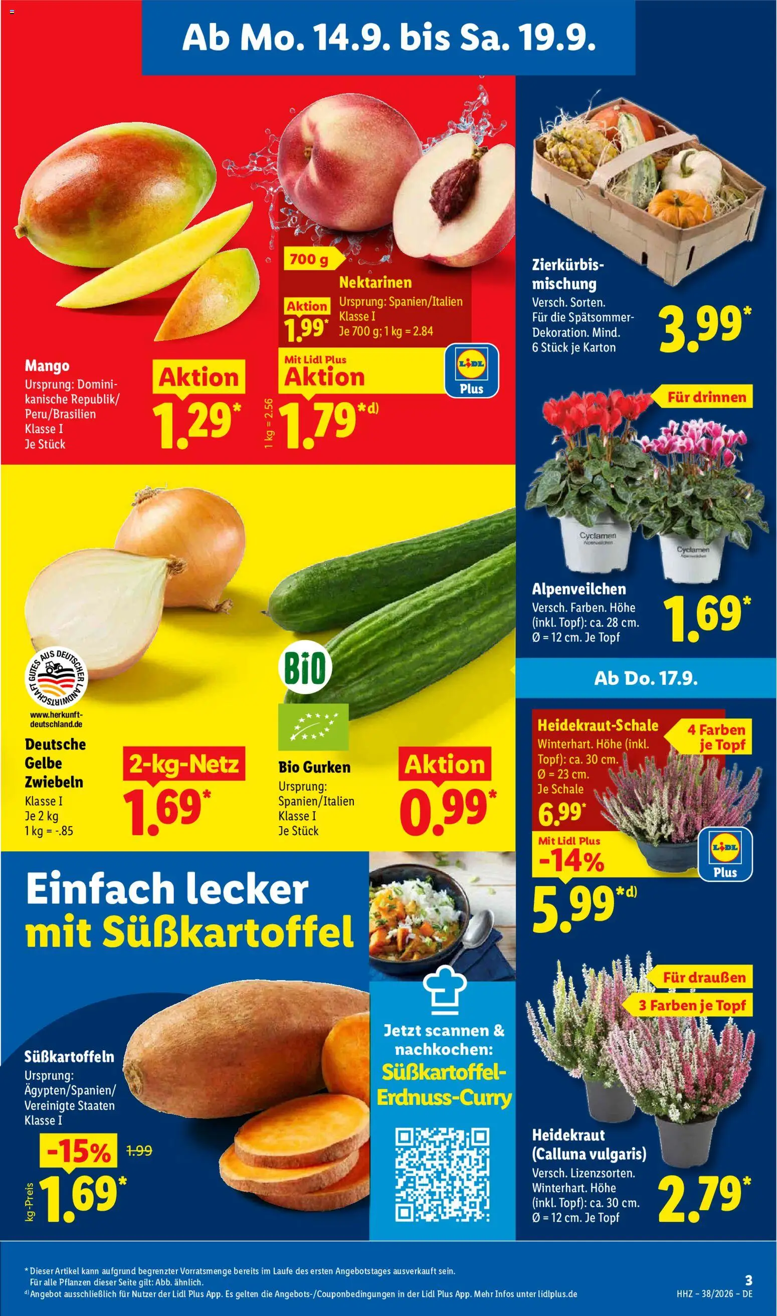 Vorschau von dem Prospekt des Geschäftes Lidl, gültig ab dem 14.09.2026 - Wasserkocher, Bad, Entsafter, Toaster