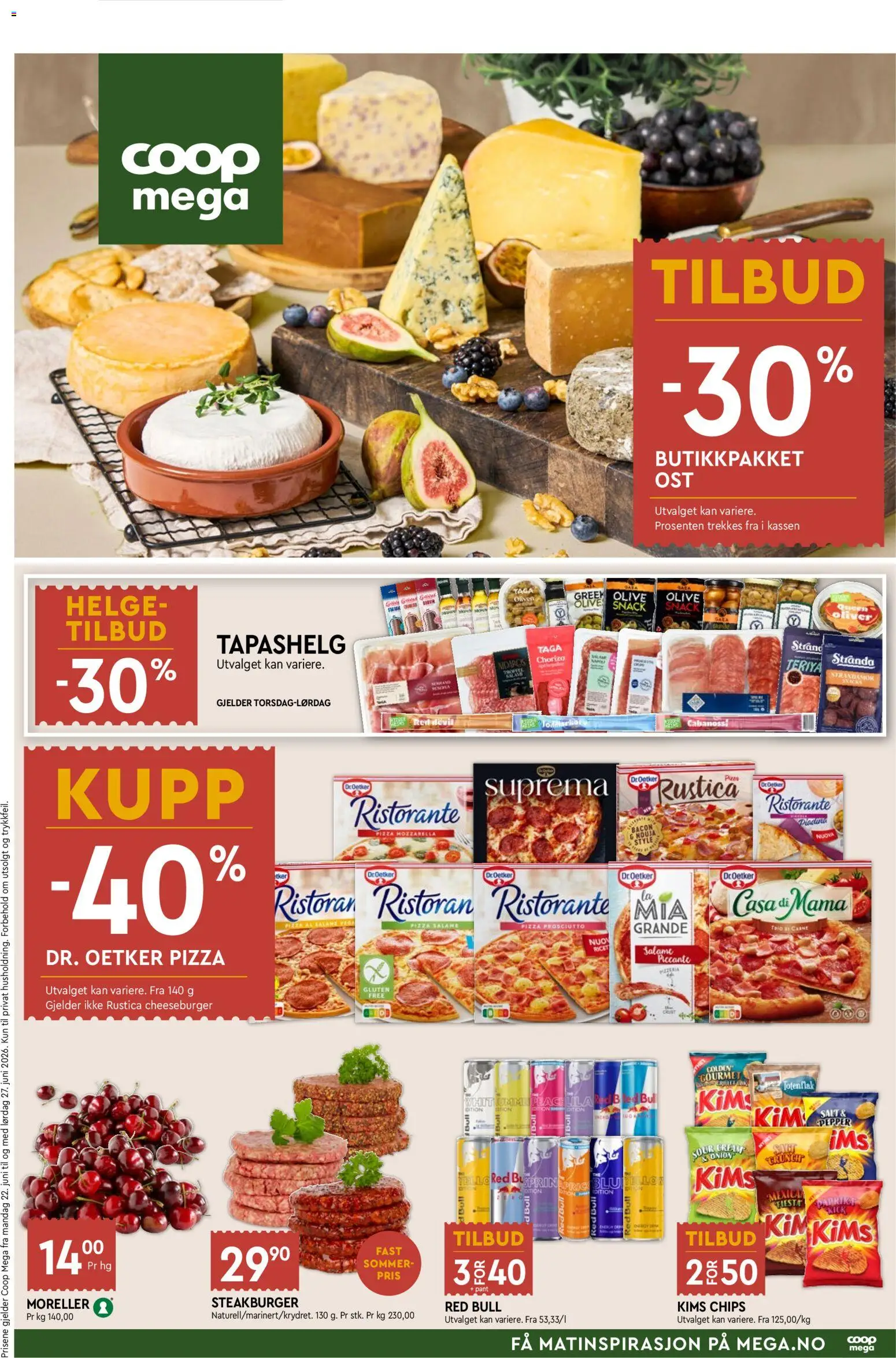 Forhåndsvis Coop Mega kundeavis fra butikk Coop Mega gyldig fra 22/06/2026