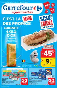 Prévisualisation de Carrefour Hypermarché Promotions de la semaine du magasin Carrefour formulaire valide 30/09/2026