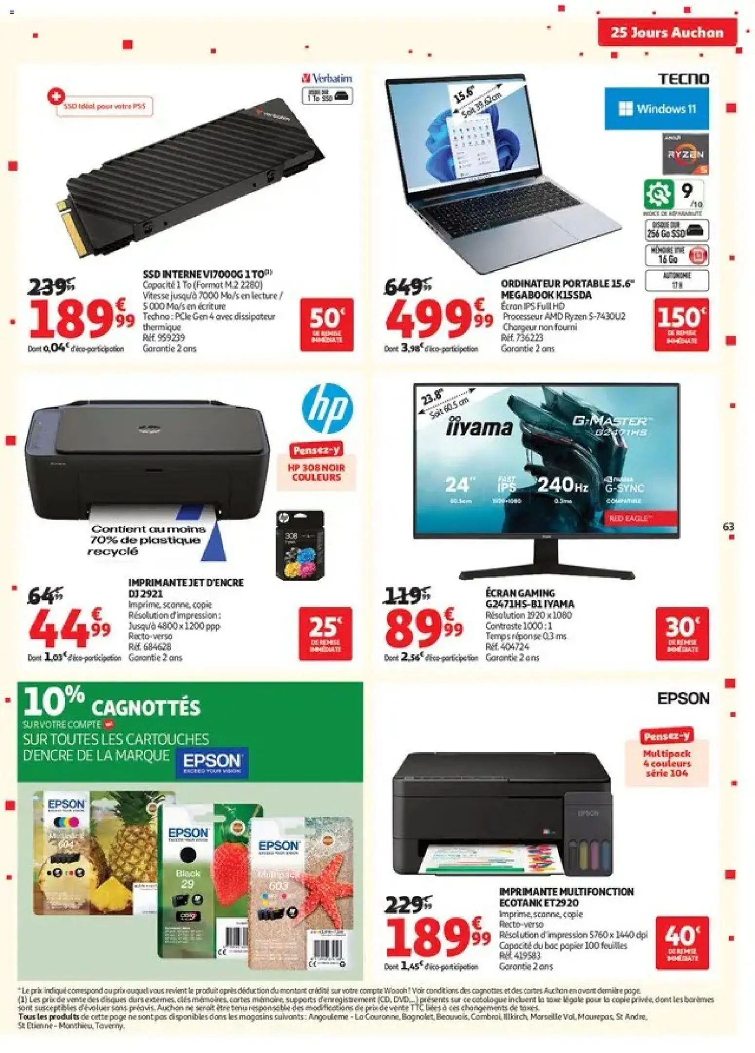 Prévisualisation de Auchan catalogue du magasin Auchan formulaire valide 27/10/2026