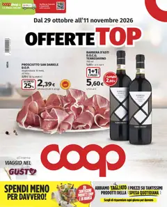 Anteprima dell'opuscolo COOP volantino dal negozio COOP valido da 29/10/2026