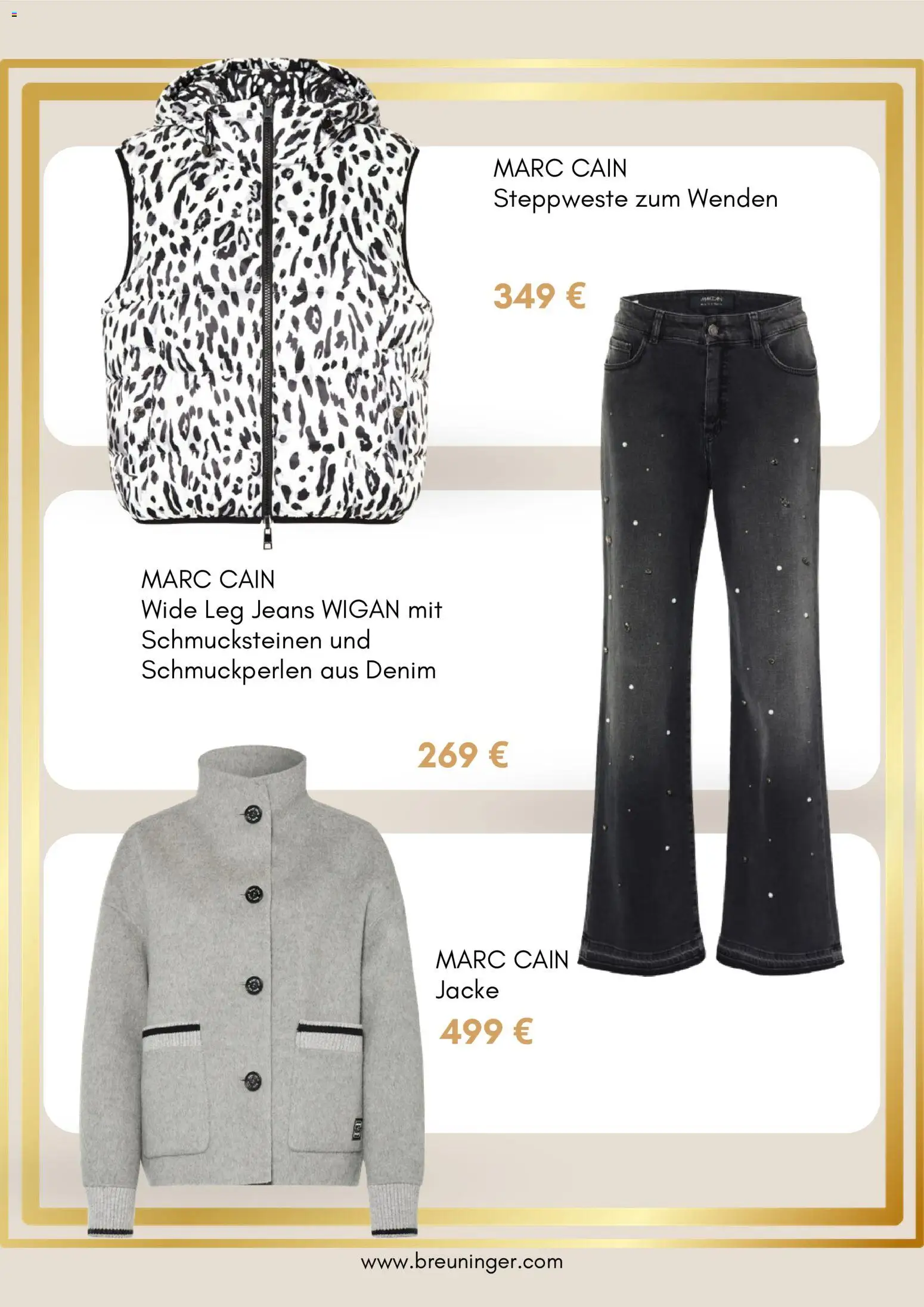Vorschau von dem Prospekt des Geschäftes Breuninger, gültig ab dem 08.09.2026 - Jeans, Jacke, Steppweste