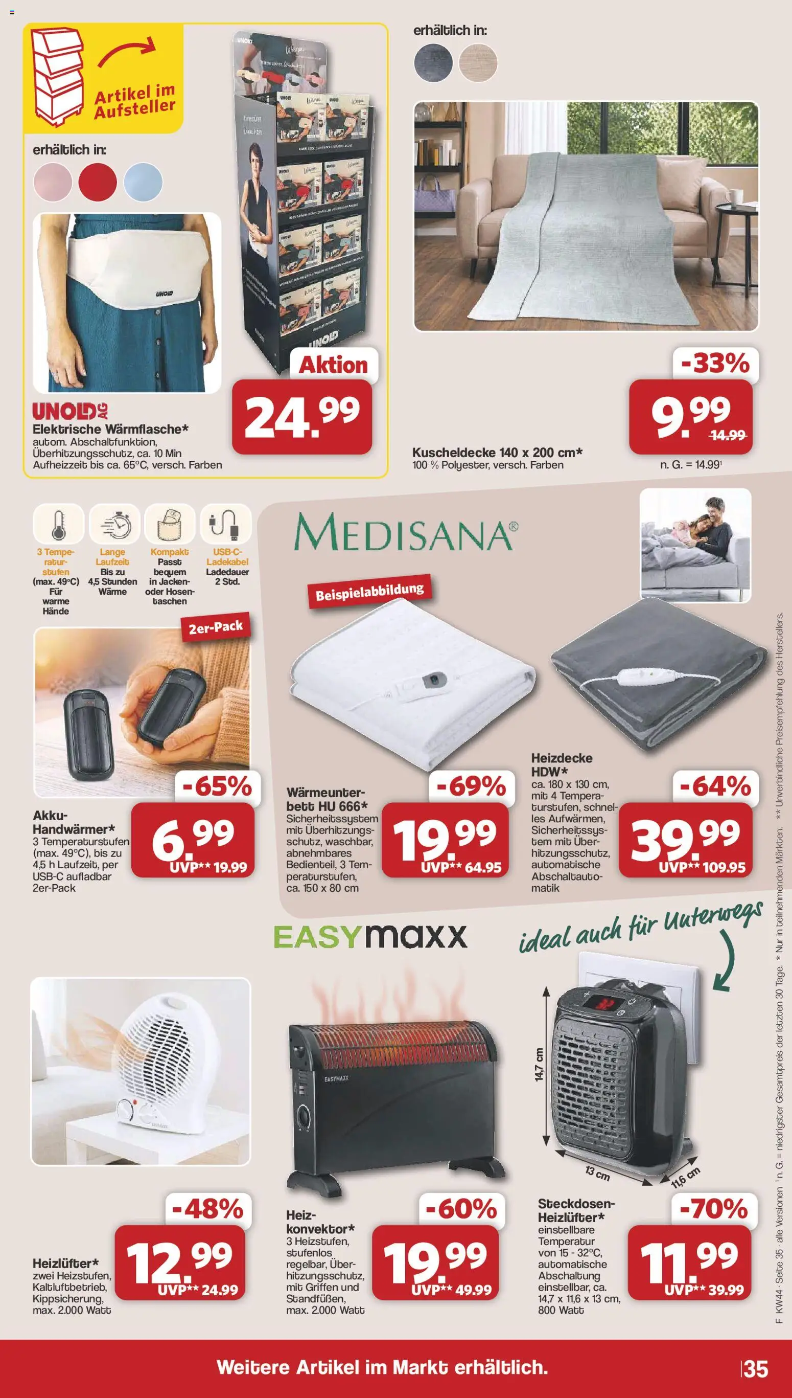 Vorschau von dem Prospekt des Geschäftes Famila Nordwest, gültig ab dem 26.10.2026 - Bett, Taschen, Ladekabel