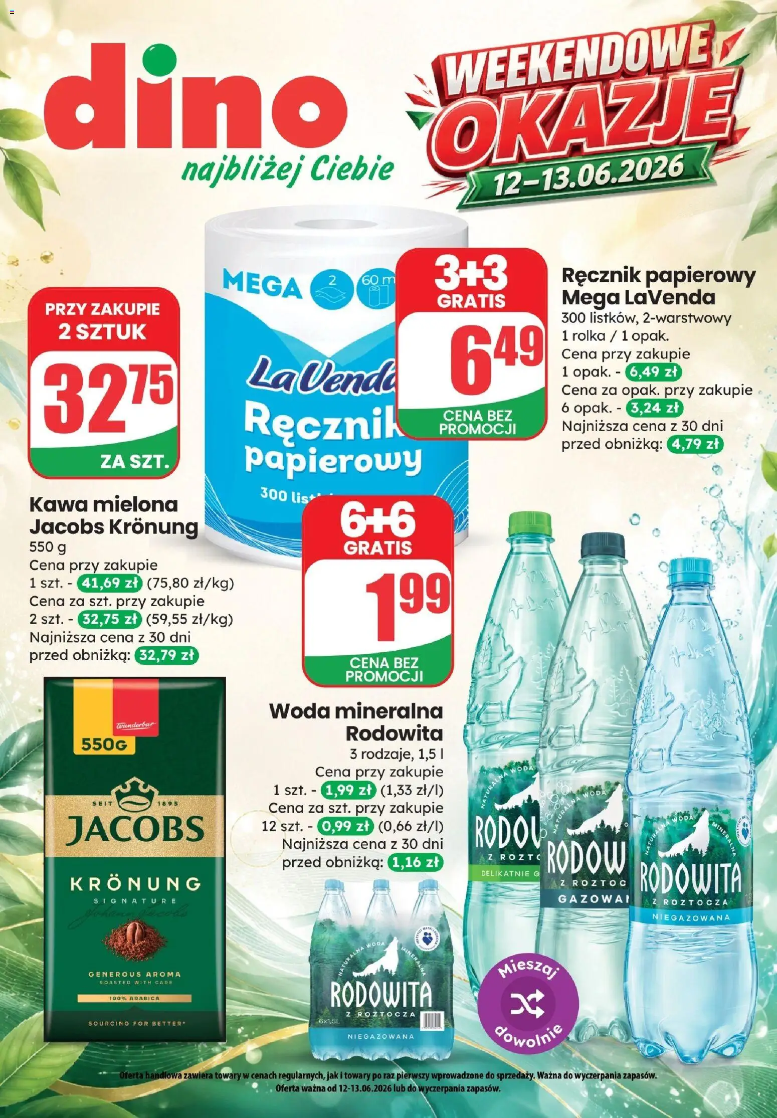 Pogląd gazetki "Dino gazetka - Weekendowe Okazje" ze sklepu Dino ważnej od 12.06.2026