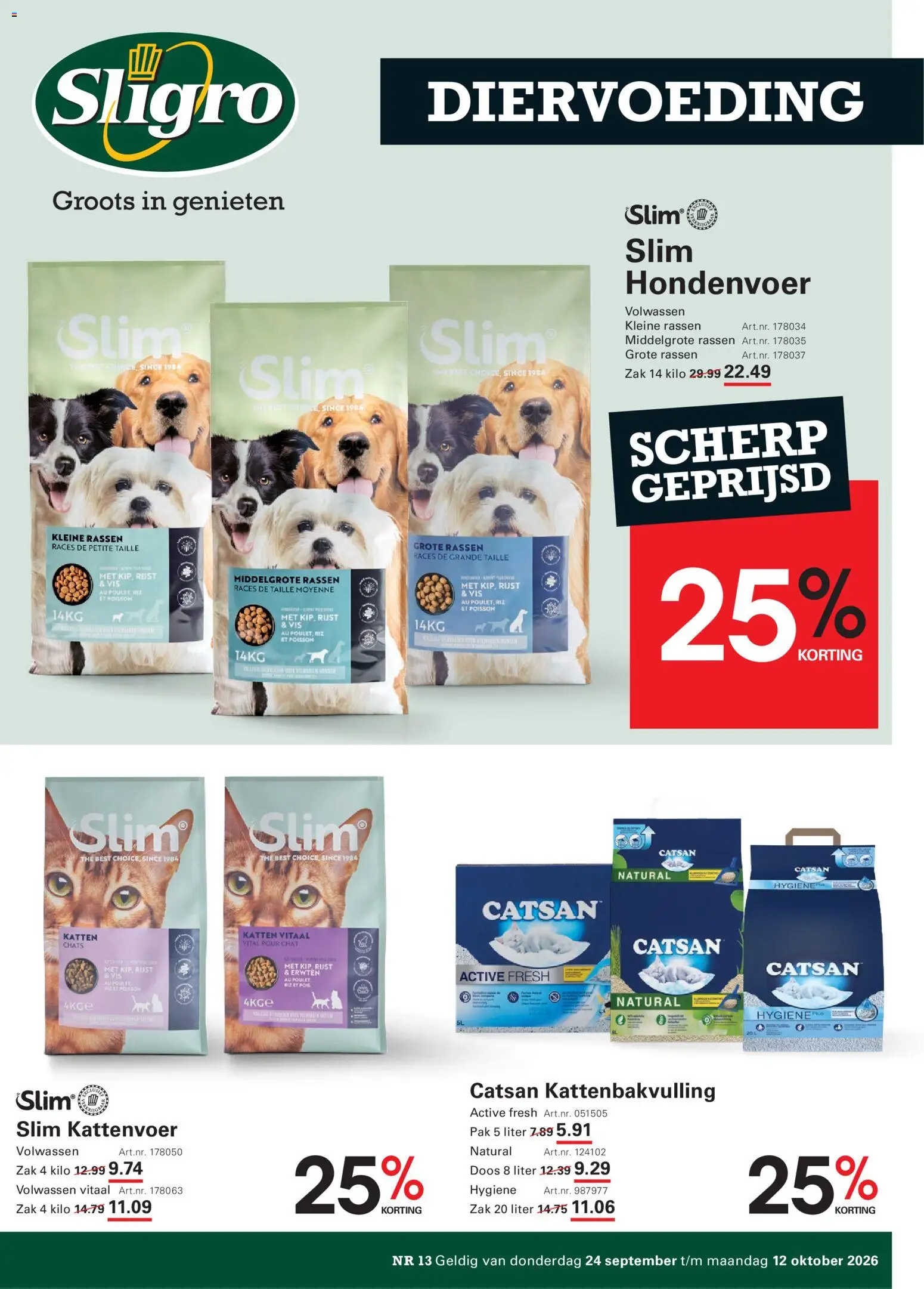 Voorbeeld van Sligro Folder van winkel Sligro geldig vanaf 24/09/2026
