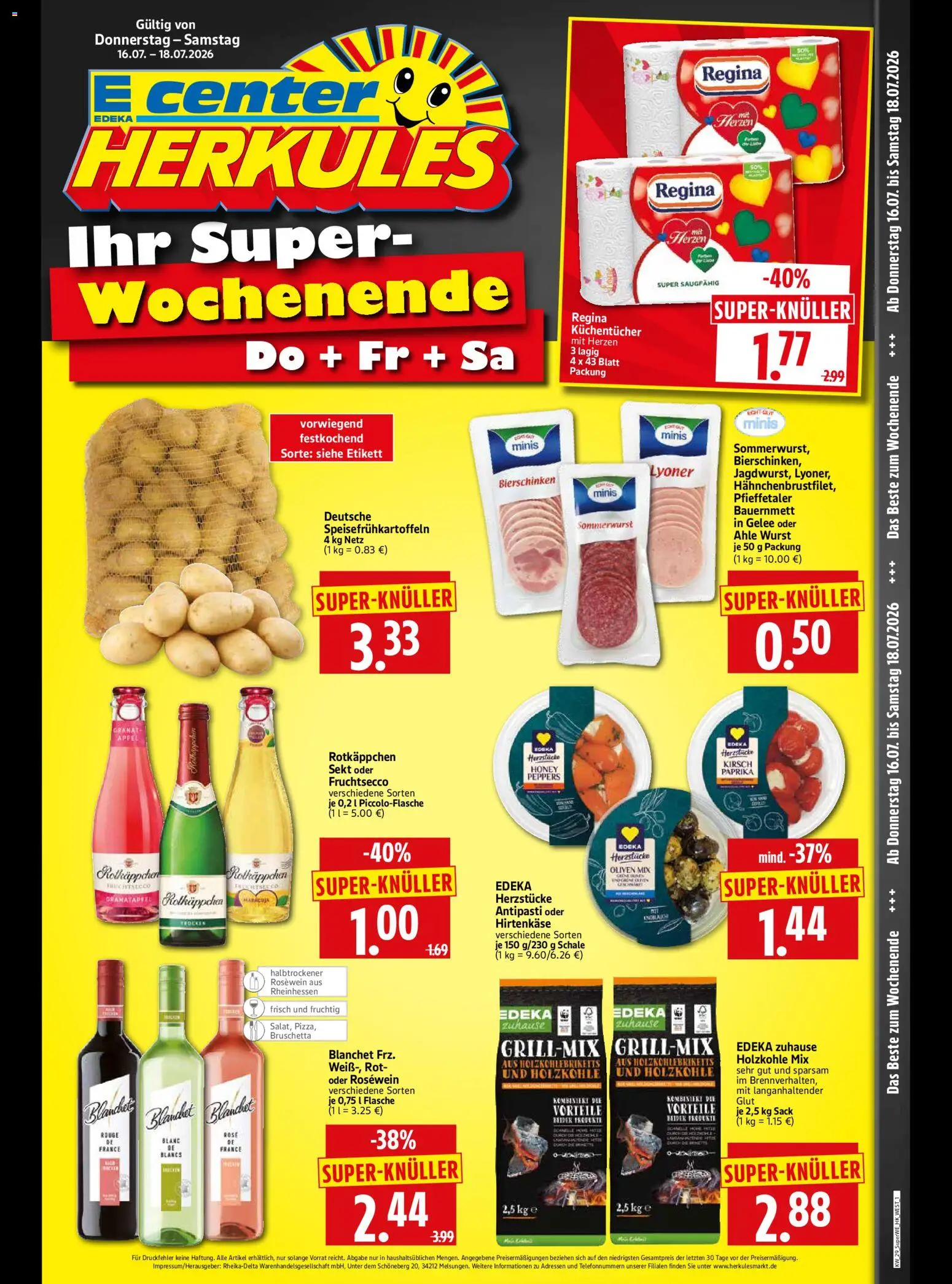 Vorschau von dem Prospekt des Geschäftes HERKULES, gültig ab dem 16.07.2026