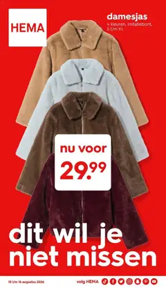 Voorbeeld van Hema folder van winkel Hema geldig vanaf 10-08-2026
